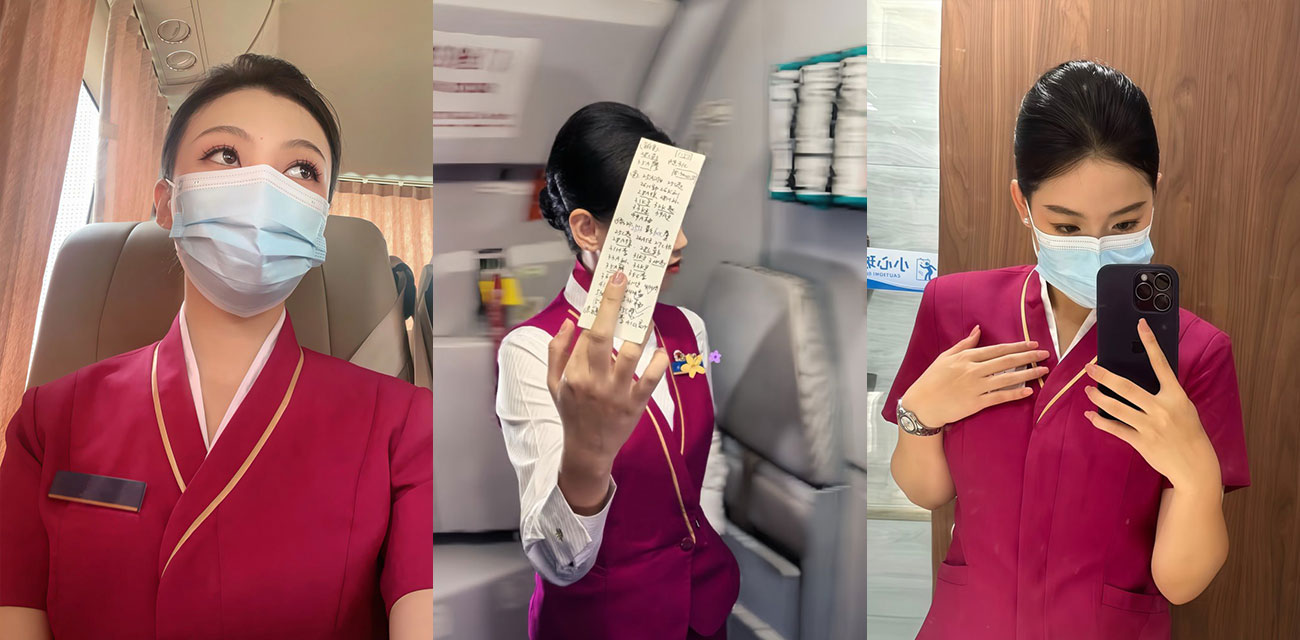 南方航空美女空姐竟然在推特上做福利姬與金主在飛機上廁所空震性愛視頻流出 - 一起草
